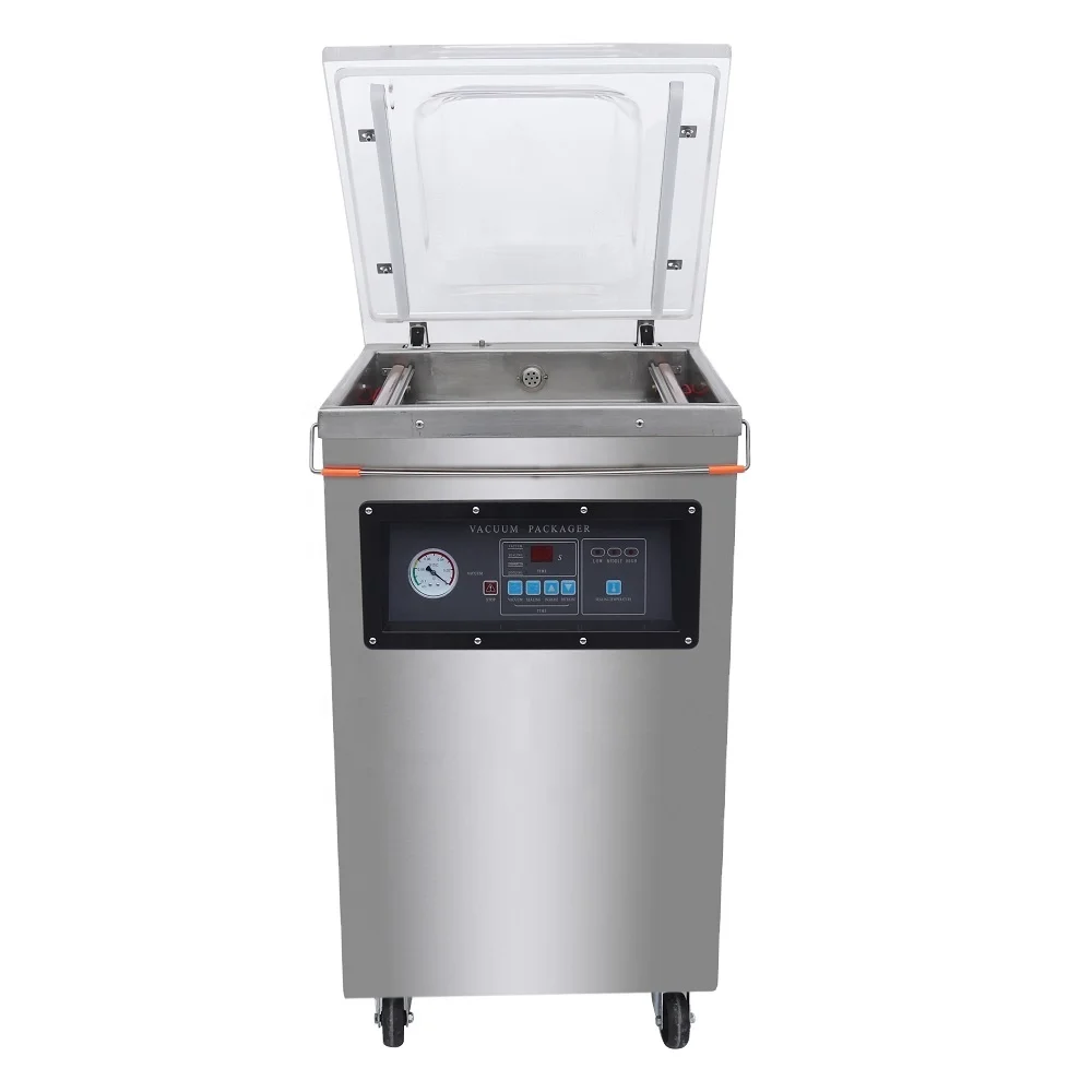 DZQ400-2D Single Chamber Vacuum Sealer Vacuum Packaging Machine with Gas Flushing