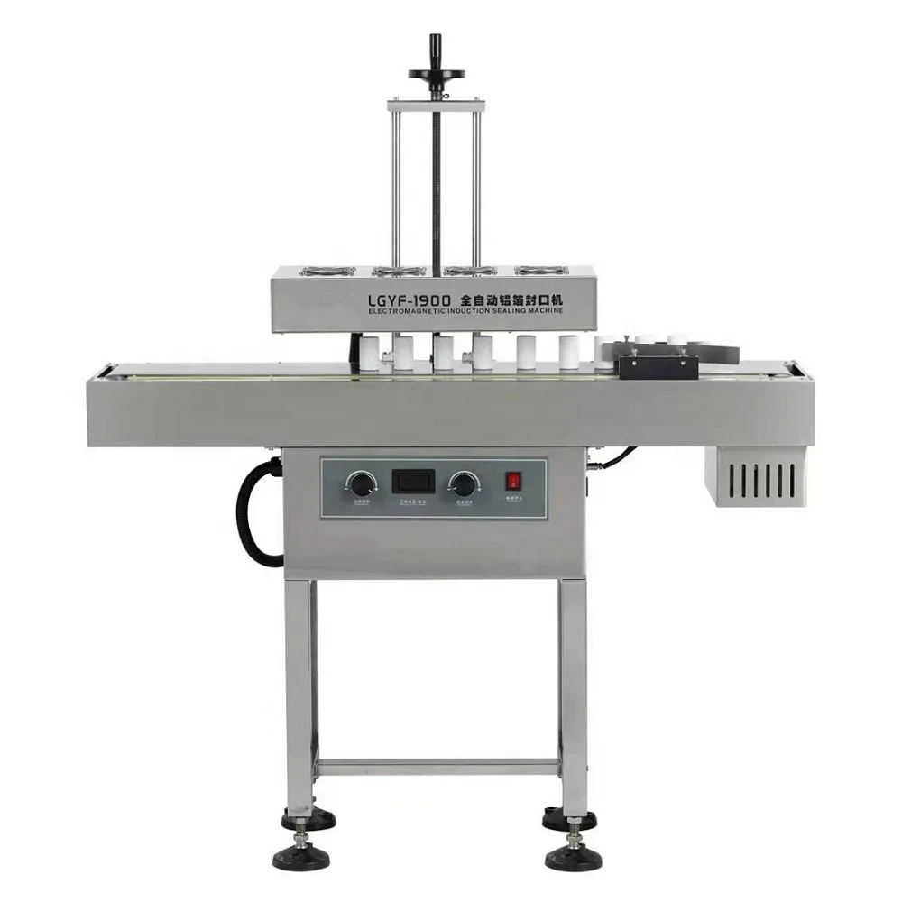 LGYF-1900A Continuous Induction Sealing Machine and automatic induct sealer for small bottle